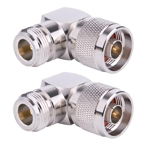 MOOKEERF Adaptador Conector N Ángulo Recto Pack 2 miniatura 1