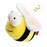 Gigwi Interactive Squeaking Cat Toy，Chirpy Bee Sound Toy for Cats，Melody Chaser Play Squeak Kitten Toy for Boredom