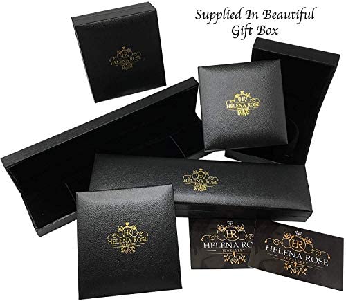 Helena Rose Bracciale Magnetico Donna Con Pietre Occhio Di Gatto Blu, Forma Cuore, Per Sollievo Da Artrite E Stress, Confezione Regalo