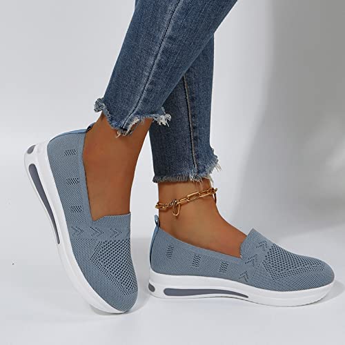 Zapatillas de deporte para mujer, color blanco y rojo, elegantes, suaves, zapatillas de fútbol, ligeras, transpirables, para mujer, para correr, trekking, plataforma, casual, talla grande para