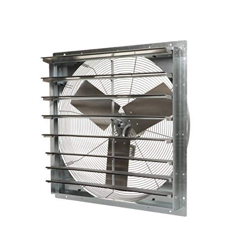 TPI Corporation CE30-DS Direct Drive Exhaust Fan, Shutter Mounted, Single Phase, 30
