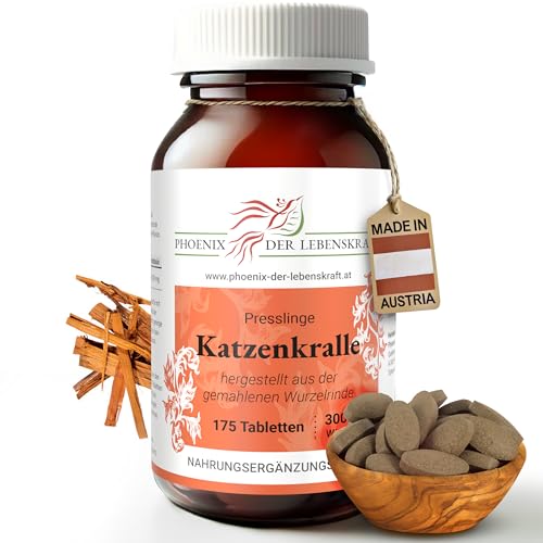 Katzenkralle Tabletten 300 mg Wirkstoff Uncaria tomentosa Tabletten Premium Qualität Hergestellt in Österreich Tabletten statt Kapseln Vegan