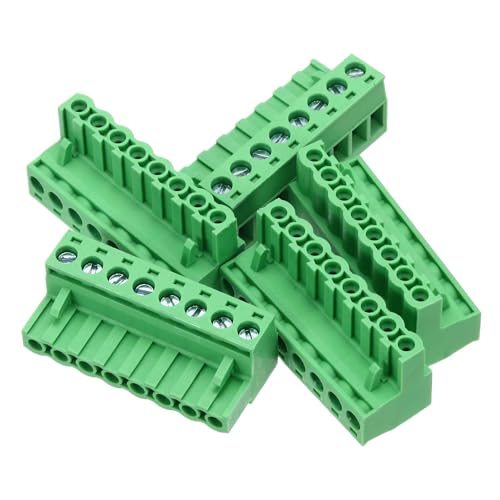 Connecteur bornier à vis 8 broches MECCANIXITY pas 5,08 mm pour circuit imprimé lot de 5