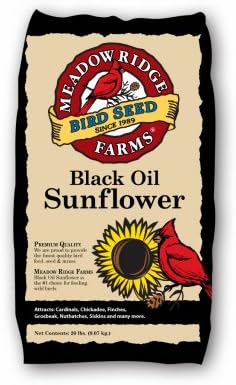B200020 20-Lb. Black Oil Sunflower Bird Seeds - Quantity 100