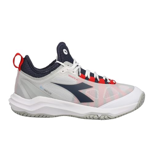Image of Diadora Mens Speed Blushield Fly 4 Plus All Ground Tennis Sneakers Shoes - Grey