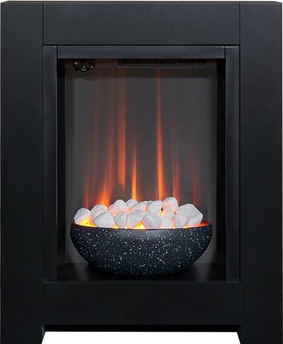 Adam Monet Chimenea eléctrica en negro