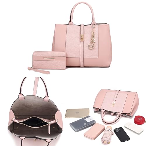 Image of J'OMOR by Mia Satchel Bag & Wristlet Wallet for Women's Crossbody Bag Tote Handbag Top-Handle Purse