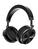 Bluedio T5S Auriculares Bluetooth inalámbricos On-Ear, Inteligente estéreo portátiles, con micrófono para teléfonos y música (Negro)