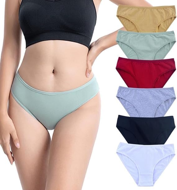 ragthm Cotton Blend Big Size High Waist Hipsters Panties Set | Comfortable & Breathable Daily Use Panties for Womens (Pack of 6)(Multicolor)-picture-34