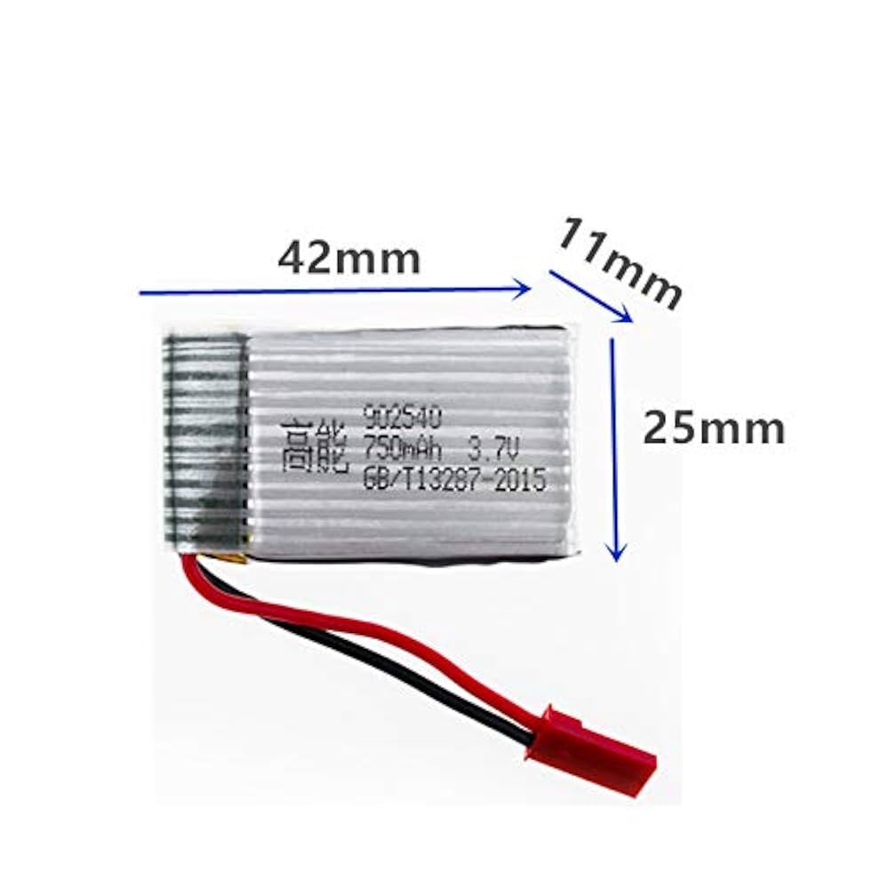Amazon.com: CBB 3.7V 750mAh 25c Lipo Battery for FPV
