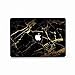 Produktbild AQYLQ MacBook Schutzhülle/Hard Case Cover Laptop Hülle [Für MacBook Air 13 Zoll: A1369/A1466], Ultradünne Matt Plastik Hartschale Schutzhülle, DL35 Schwarz & Gold Marmor