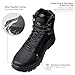 WIDEWAY Men's Waterproof Hiking Boots Non Slip Work boot for men lightweight Treeking Shoes Black Tactical Combat botas de trabajo para hombre