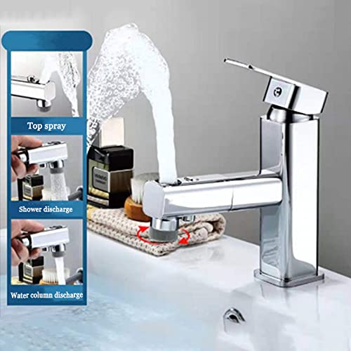 Robinet extractible pour éviers résolvant le manque d'espace de lavage - 3