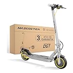 MASCOOTER S1 Reckless Trotinete elétrico adultos homologado DGT - intermitentes e regeneração de bateria ao travar, 300 W, 600 W Max, 20 km de automonomia, rodas 8,5" ar - travões elétricos e de disco