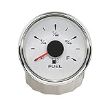 ELING Fuel Level Gauge Meter 0-190ohm 240-33ohm Signal 2' with 8 Backlights