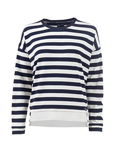 s'questo Damen Sweater Soquesto Leichtsweatshirt Gestreift Maritim...