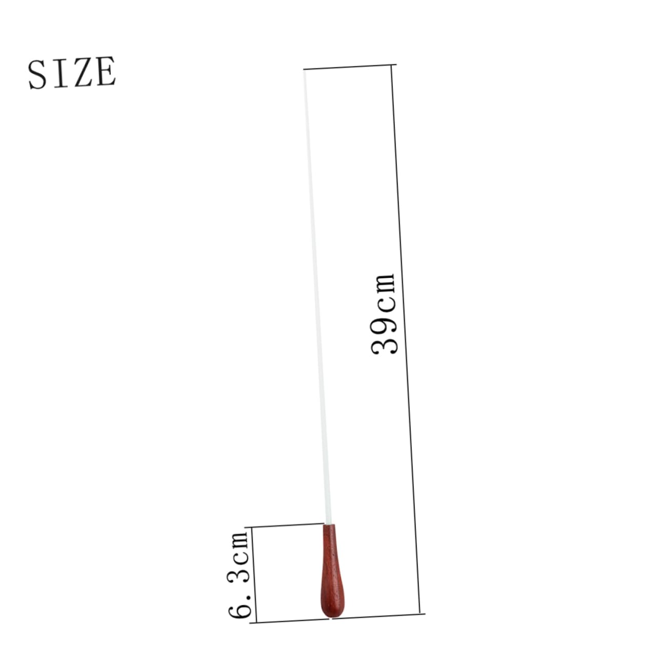 NULYLU Luxury Long Music Solid Wood Handle Conducting for Stage Performances ()