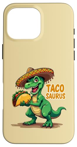 Tacosaurus Cinco de Mayo T-Rex Sombrero Divertente Taco Amanti Custodia per iPhone 16 Pro Max