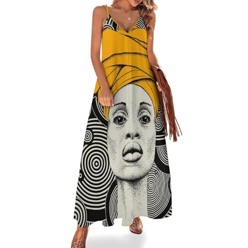 Robe longue pour femme ete sans manches legere ideale pour vos voyages et sorties a la plage