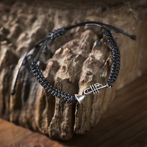 Black Nylon Classic Trumpet Bracelet–Music Lover Gift Collection, Music Jewelry, Trumpet Gifts, Gift for Musicians3