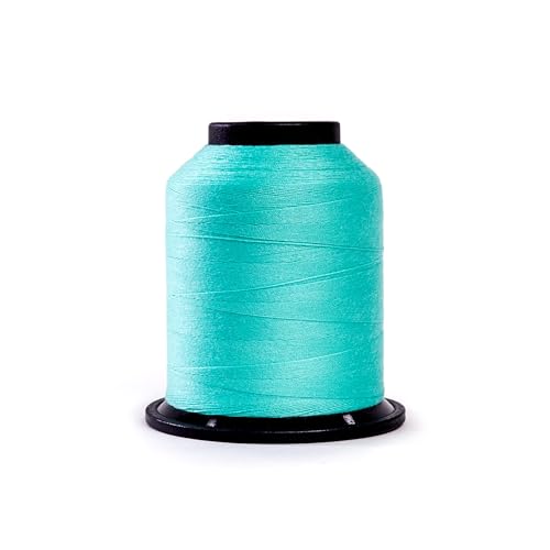 Finesse 100% Polyester, 3ply, 50wt Thread Cones - Baja Blue, 1100 Yards