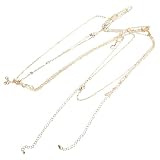 VALICLUD 5piezas Cadena De Cuerpo Para Mujer Joyería Elegante y Noche De Discoteca Accesorio De Moda Para y Cosplay