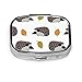 Produktbild Fierce Hedgehog Helle dekorative Pillendosen Pills Box kleine Tablet-Halter Wallet Organizer Fall für die Tasche oder Geldbörse