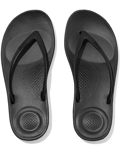 FitFlop womens Iqushion Pearlized Ergonomic Flip-flopsWedge Sandal3