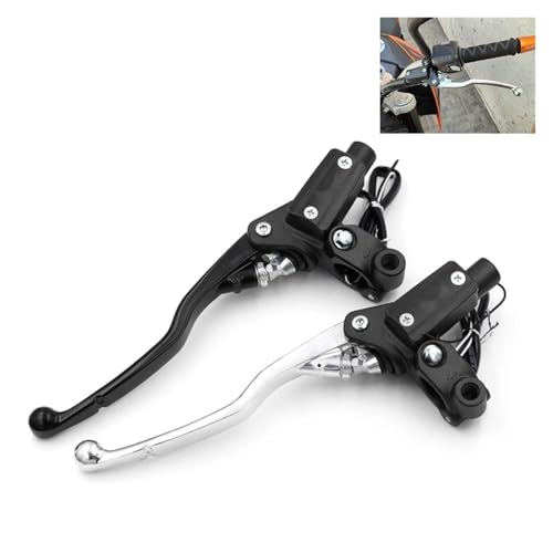 Levier d'embrayage hydraulique Noir robuste pour guidon Moto et SMC - 2