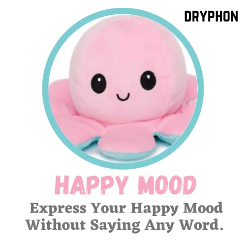 DRYPHON-Reversible-Octopus-Soft-Toys-for-Kids-Octopus-Stuffed-Animal-Plush-Soft-Toys-for-Boys-and-Girls-Reversible-Octopus-Plushie-12-CM-Octopus-Sky-BluePink