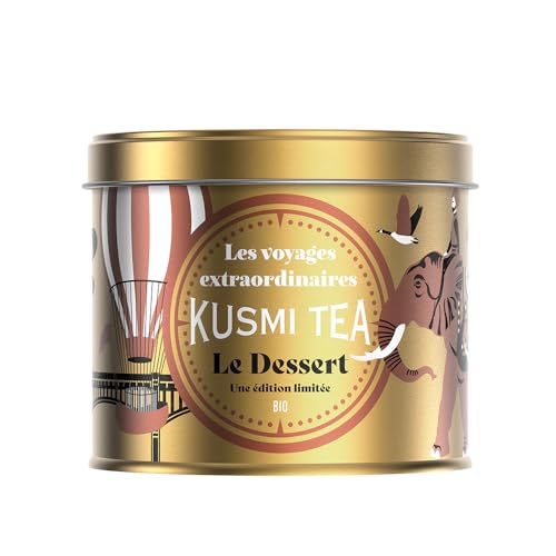Kusmi Tea - Té verde Navidad Dessert - Aromas de vainilla, manzana y almendra - Té verde suave y ligero - Edición limitada 2025 -Lata de Té de 90g - Cantidad para aprox. 50 tazas Kusmi Tea - Té verde Navidad Dessert - Aromas de vainilla, manzana y almendra - Té verde suave y ligero - Edición limitada 2025 -Lata de Té de 90g - Cantidad para aprox. 50 tazas