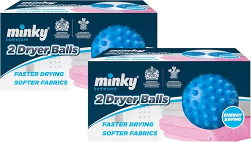 Minky Dryer Balls Pack of 2