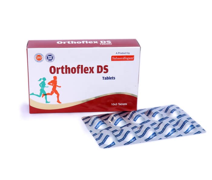 Sahasrayogam Orthoflex DS 30 onglets pour soulager la raideur matinale des genoux
