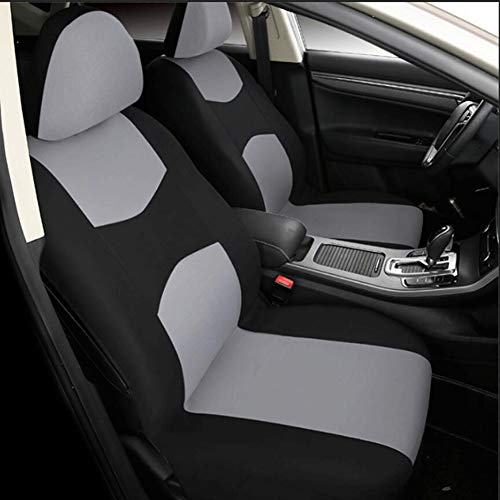 Ausla Funda de Asiento de Coche Transpirable, Funda de Asiento de Coche Universal para Delantero y Trasero, Reposacabezas Incluidos (Yellow)