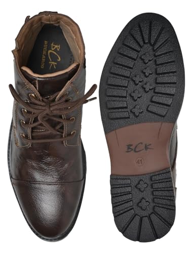 Image of Buckaroo APACHEE crumbald Leather Tan Casual Boots For Mens