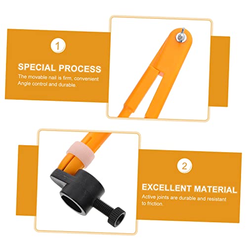 Tofficu 2Pcs Bússolas De Ensino Acessórios De Plástico Grandes