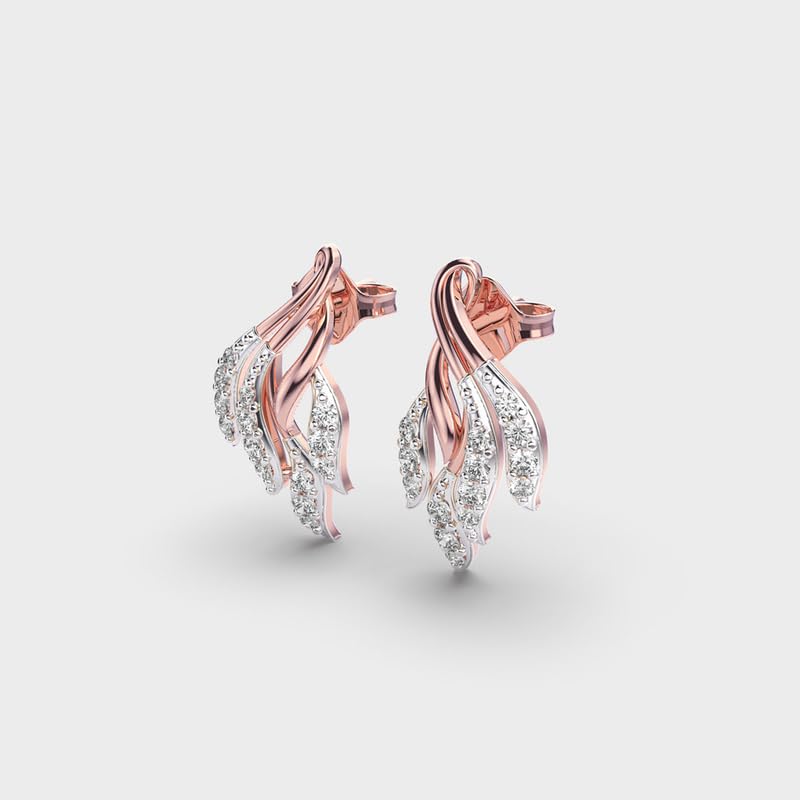 Boucles d'oreilles rubans évasés argent 925 hypoallergéniques et légères - 2