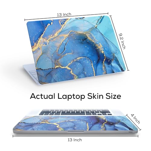 Image of Marbel D6 Top+Wrist Pad Vinyl Laptop Skin /Sticker /Cover for 13 to 13.3 Inches Laptops Laminated-Removable-HD Quality Compatible for Hp-Dell-Sony-Lenovo-Asus etc.(13x9.2 Inches)
