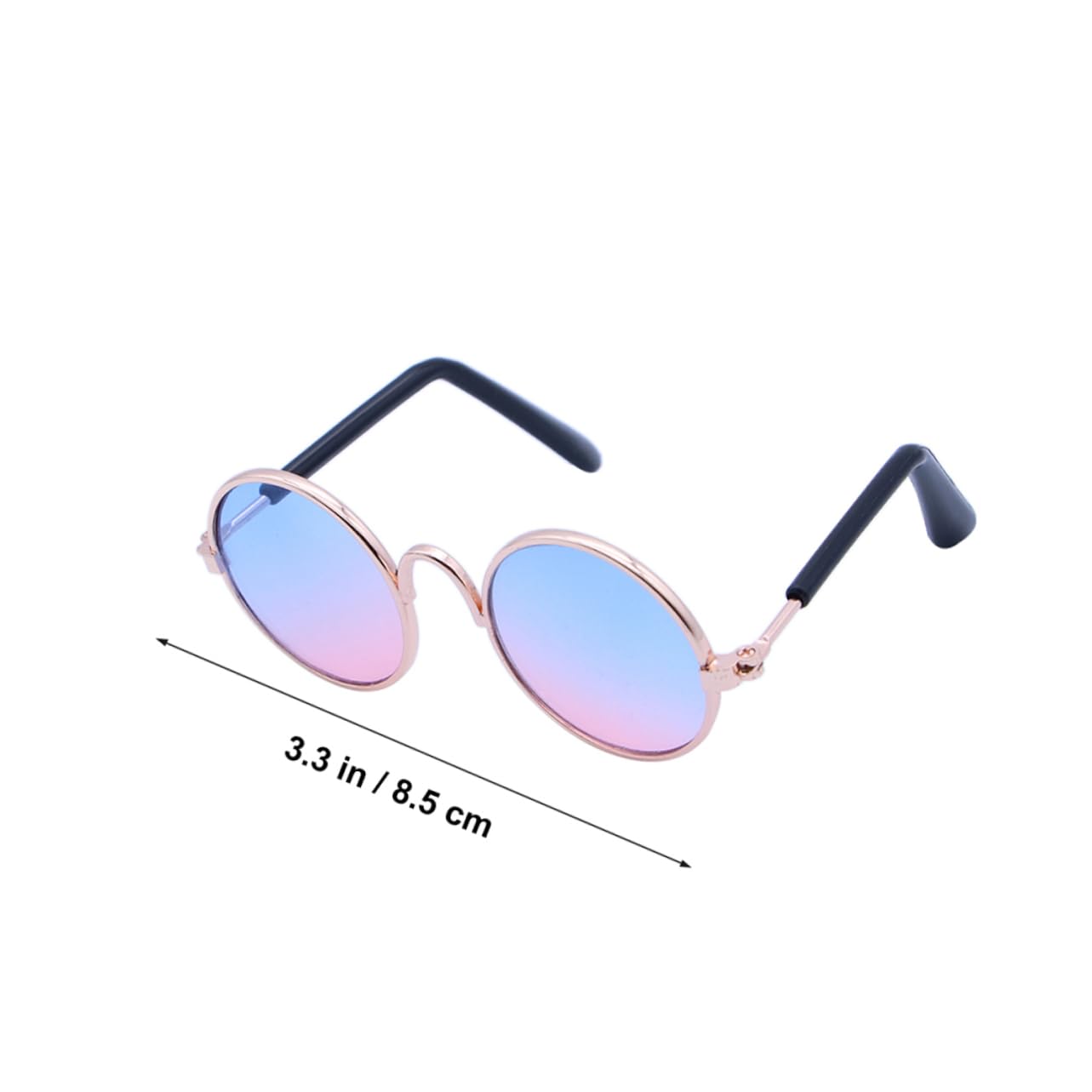 HANABASS 2 Pcs Fashion Glasses Small Dog Cat Pet Sunglasses Sunglasses for Pet Wearing