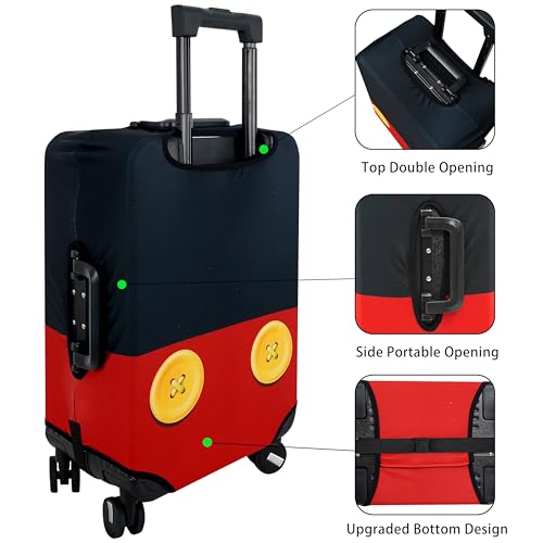 Luggage Cover Approved Travel Suitcase Protector Cute Pants Elastic Washable Baggage Covers for 18-20 inch Luggage(S)3