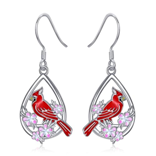 Boucles d'oreilles cardinales pour femme : le cadeau parfait pour l'anniversaire d'une fille