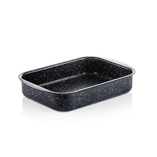 Westinghouse Ovenschaal Braadslede - Ø 30 cm - Black Marble - Vaatwasbestendig