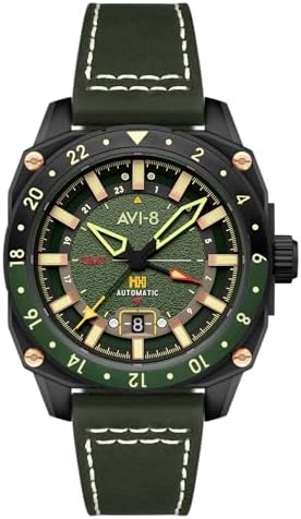 AVI-8 Hawker Hunter Atlas GMT Automatic AV-4122 Erkek Kol Saati