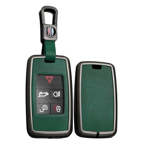 Coque clé Land Rover Discovery 4 bouton réactif étui protection intégrale antichoc motif cuir
