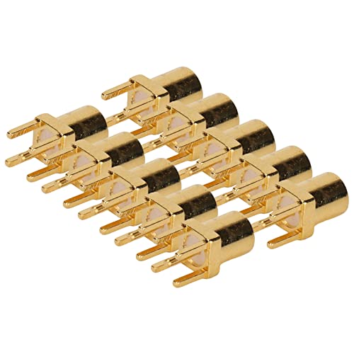 MMCX KE Connector Solder Femenino de 4 Pin PCB Piezas de Actualización de la Actualización del Cable de Auricular para los Sistemas GPS WiFi Radios
