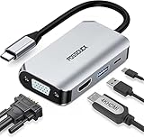 hdmi vga kabel selber bauen 【4 in 1 Kabel USB C Hub】: Ausgestattet mit HDMI/VGA/USB3.0/USB-C Adapter PD. Kompatibel mit Google Chrome OS, Windows 7/8/10, XP, Linus, Vista