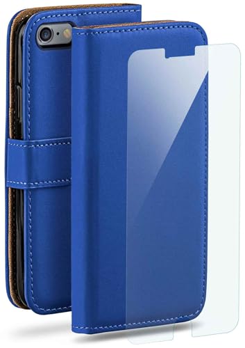 Kit de protection 360 iPhone 6s moex coque integrale et film de protection bleu fonce