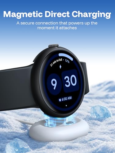 Image of Misxi 1-Pack Curved-Screen Case with Screen Protector Compatible for Google Pixel Watch 4 45mm, Highly Touching Sensitivity Cover with Tempered Glass for Pixel Watch4, Black