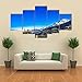 5-Teiliges Leinwandbild Modern 5-Teilig Winter Blauer Himmel Blick Auf Die Berge Leinwand Home Deco Art Wall Print Modulares Bild, Kinderzimmer Bedruckte Wand Leinwand Deco Xl 150 X 100 Cm -1J6C/L1A1- Mode im günstig Kaufen-5-Teiliges Leinwandbild Modern 5-Teilig Winter Blauer Himmel Blick Auf Die Berge Leinwand Home Deco Art Wall Print Modulares Bild, Kinderzimmer Bedruckte Wand Leinwand Deco Xl 150 X 100 Cm -1J6C/L1A1-