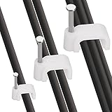 Ethernet Cable Clips Oziral 5mm 7mm 10mm 300 Pcs Cable Management Cord Attachable to Wall with Hooks